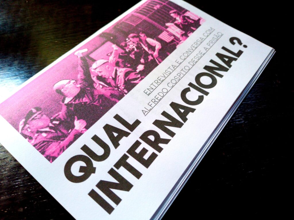 Zine "Qual Internacional? - uma entrevista com Alfredo Cospito